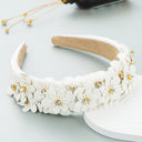 Small Fresh Colorful Flowers Headdress Glass Diamond Retro Headband Female Trendy Hair Band Hair Accessories - V.I.P Digital Presence