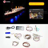 DIY building block lighting compatible with LEGO 10294 Titanic LED lights - V.I.P Digital Presence