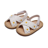 Cross strap small flower children's and girls' sandals, baby and baby comfortable walking shoes - V.I.P Digital Presence