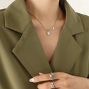 Elliptical brand niche commuting fashion titanium steel necklace women's collarbone chain - V.I.P Digital Presence