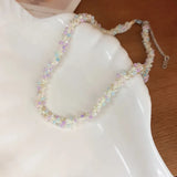 Titanium Steel Rice Bead Necklace - V.I.P Digital Presence