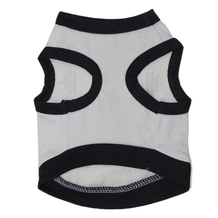 Pet Clothes Dog Clothes Cotton Sweat Weight Lifting Small Dog Pet Vest Spring And Summer - V.I.P Digital Presence