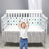 Print Baby Bed Bumper Double-faced Detachable Newborn Crib Around Cot Protector Kids Room Decor - V.I.P Digital Presence