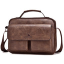 Men's Business Satchel Single Shoulder Bag Cross Body Large Capacity Single Shoulder Leisure Bag Messenger Bag - V.I.P Digital Presence
