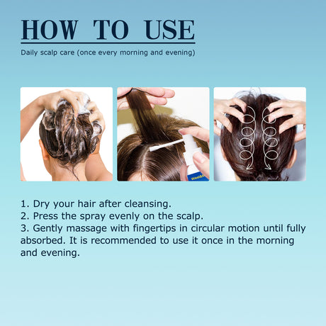 Scalp Treatment Essence Spray, Hair Care And Repair Damaged Hair Follicle Hair Root Treatment Spray - V.I.P Digital Presence