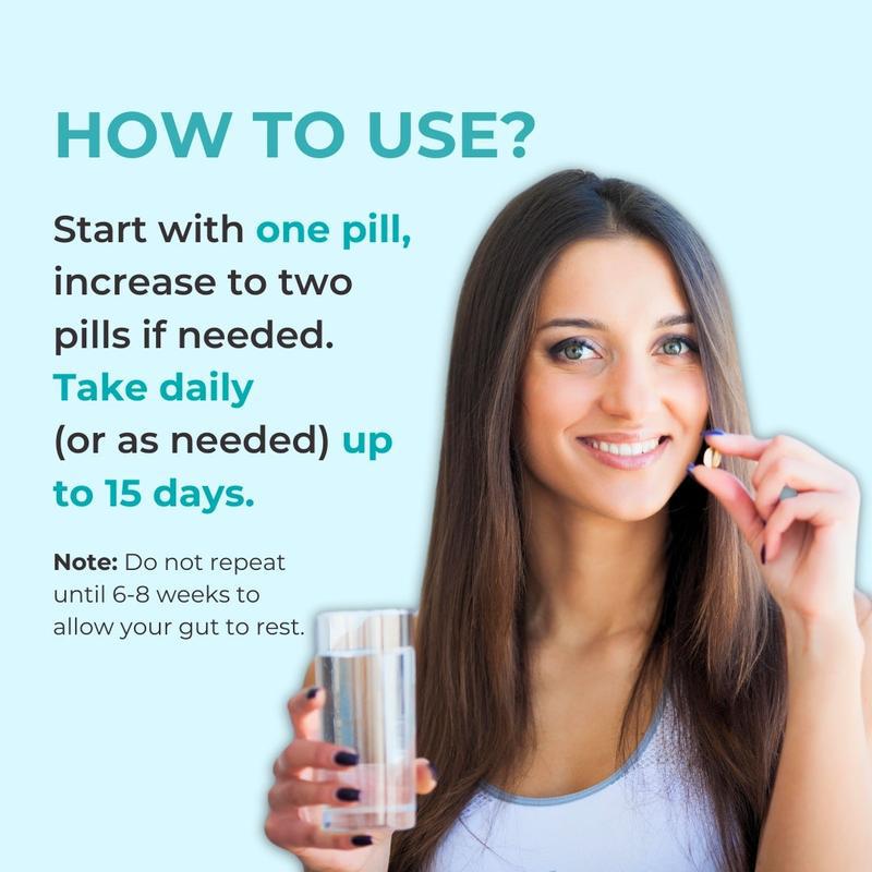 Newest 30 Pills One Bottle TK Hot 15 Day Bowel CLEANSE CAPSULES Constipation & Diarrhea Home Travel Essentials Gifts - V.I.P Digital Presence
