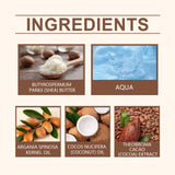 Manteca hidratante de coco y cacao. Hidrata el cuerpo. Piel suave y tierna.
