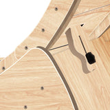 Cat Exercise Wheel for Indoor Cats, Cat Running Wheel with Carpeted Runway 37" Natural Wood Color - V.I.P Digital Presence