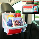 Cesta colgante universal para coche de bebé, bolsa de almacenamiento, organizador para el respaldo del asiento del coche con soporte para tableta, bolsa de almacenamiento de viaje, accesorios para cochecito 