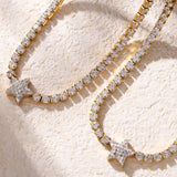 Pendant inlaid with zircon pendant necklace women's necklace high-end accessory - V.I.P Digital Presence