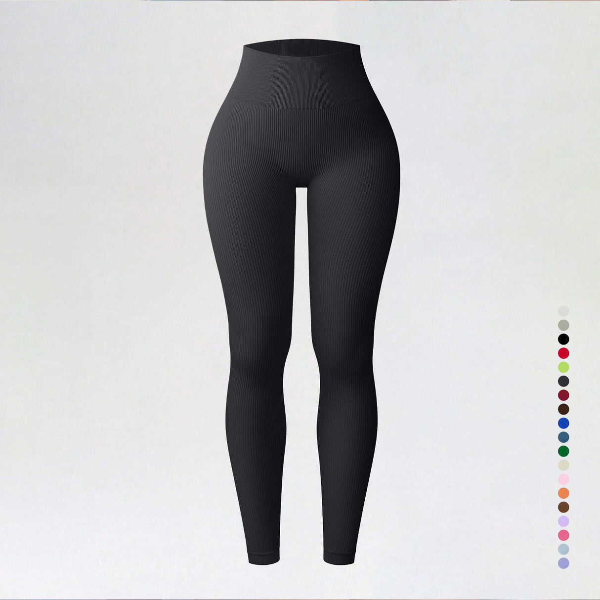 Threaded autumn and winter yoga pants seamless fitness pants high waisted sports yoga clothes leggings - V.I.P Digital Presence