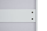 Shoe Cabinet , Shoe storage shelves, metal leg, White - V.I.P Digital Presence