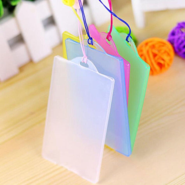 5pcs Waterproof PVC Card Holder Credit Student Transparent ID Cards Passport Business Bancaire Bank Card Cardholder - V.I.P Digital Presence