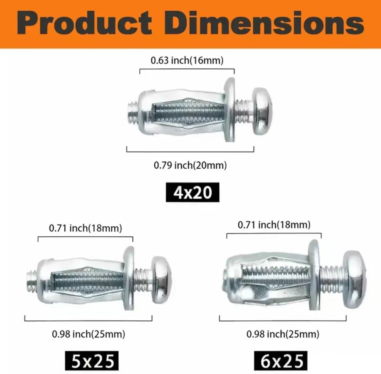 RivetLock Button Nut Set