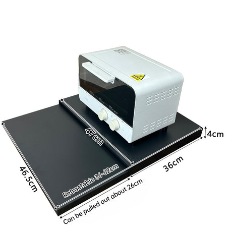 New microwave stand with pull-out drawer, coffee station, kitchen organizer - space-saving. - V.I.P Digital Presence