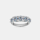 3.6 Carat Moissanite 925 Sterling Silver Ring - V.I.P Digital Presence