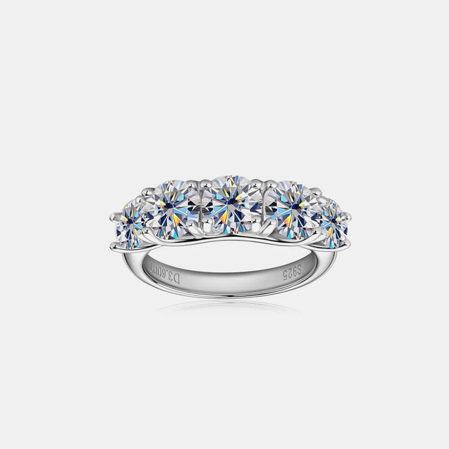 3.6 Carat Moissanite 925 Sterling Silver Ring - V.I.P Digital Presence