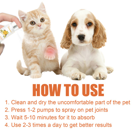 Pet Joint Repair Spray, Relieve Pet Joint Discomfort Muscle Weakness Pet Joint Care Spray - V.I.P Digital Presence