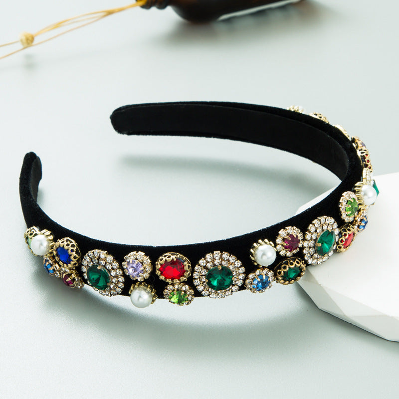 Fashion Baroque Court Headband Women's Luxury Fine Edge Premium Headwear - V.I.P Digital Presence