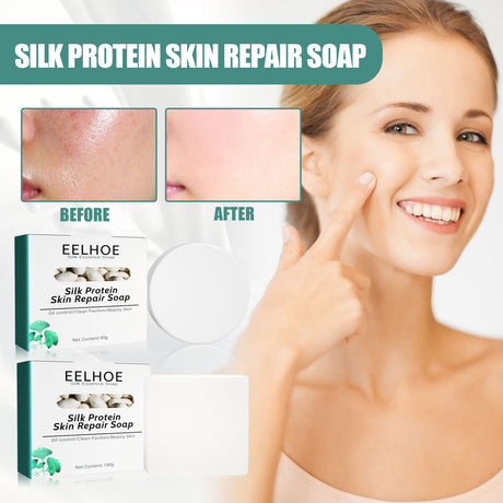 EELHOE Silk Goat Milk Hand Soap Deep Cleansing&Repairing Skin Moisturizing&Tender Silk Goat Milk Cleansing Soap - V.I.P Digital Presence