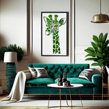 Giraffe Metal Art Moss Wall Decor