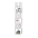 6-layer rotating acrylic board simple bookshelf, multi-functional creative bookshelf for students in the living room - V.I.P Digital Presence