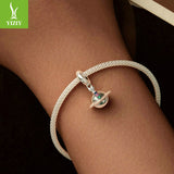 Silver Charm Original Romantic Planet DIY Pendant Accessories Personalized Niche Universe s925 Pure Silver Bracelet Beads - V.I.P Digital Presence