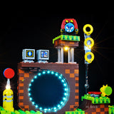 Building block lighting compatible with LEGO 21331 Sonic Hedgehog Green Hill building blocks with LED lights - V.I.P Digital Presence
