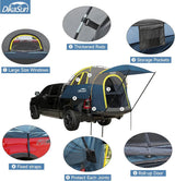 5.5-6.7ft Pickup Truck Bed Tent with Awining Navy - V.I.P Digital Presence