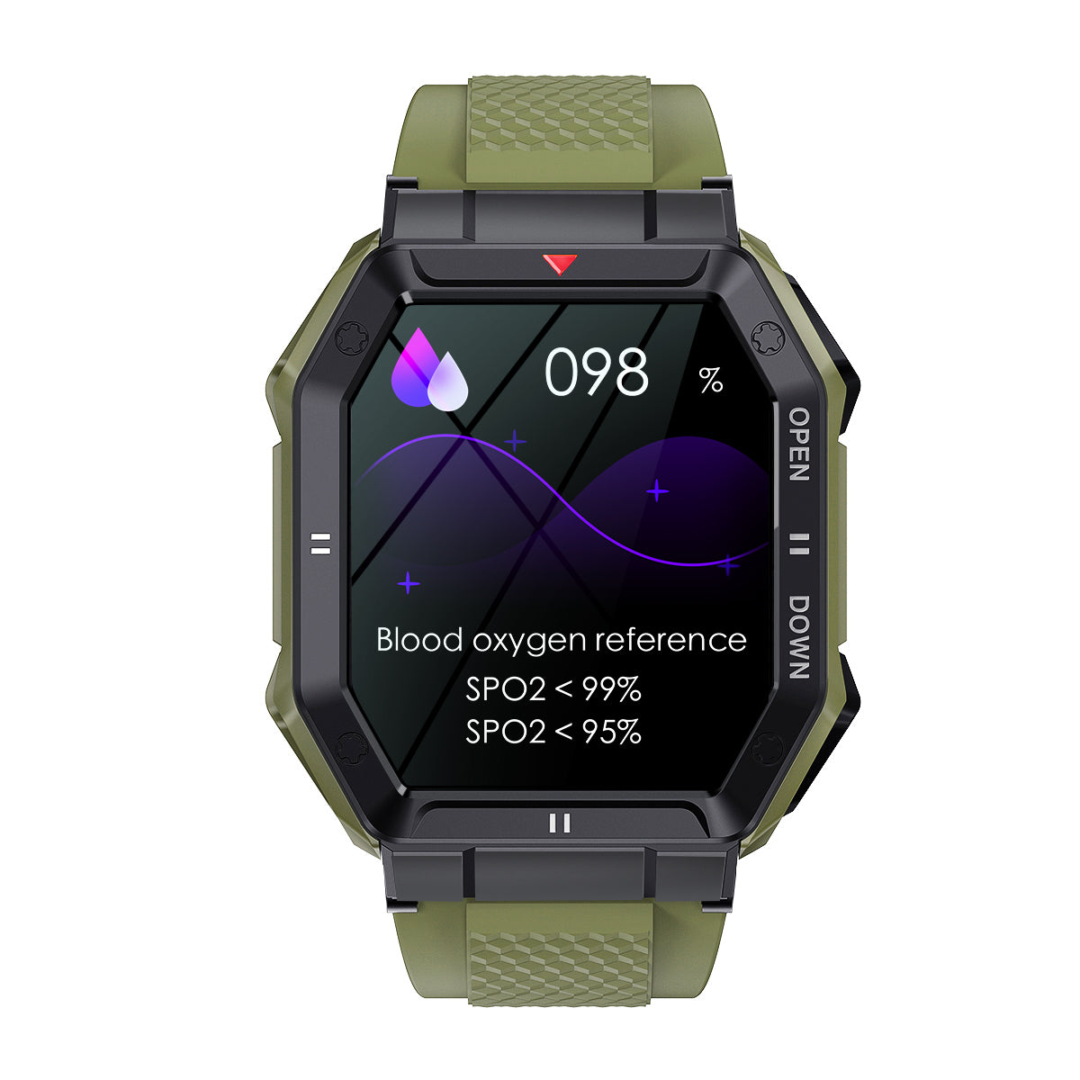 K55 outdoor three-proofing smart watch 1.85-inch large screen Bluetooth phone large battery dynamic heart rate - V.I.P Digital Presence