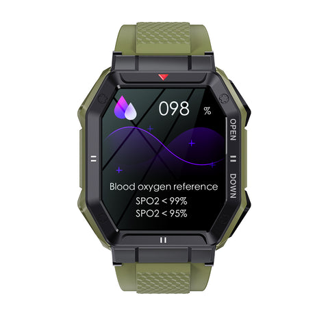 K55 outdoor three-proofing smart watch 1.85-inch large screen Bluetooth phone large battery dynamic heart rate - V.I.P Digital Presence