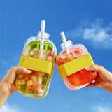 Ice Tray Ice Cube Mold Press Ice Maker With Lid 2-in-1 Ice Cube Bottle Food Grade Ice Making Straw Dual-use Ice Kettle - V.I.P Digital Presence
