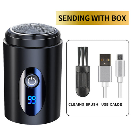 Shaver men's car USB portable electric shaver rechargeable bald head washable mini - V.I.P Digital Presence
