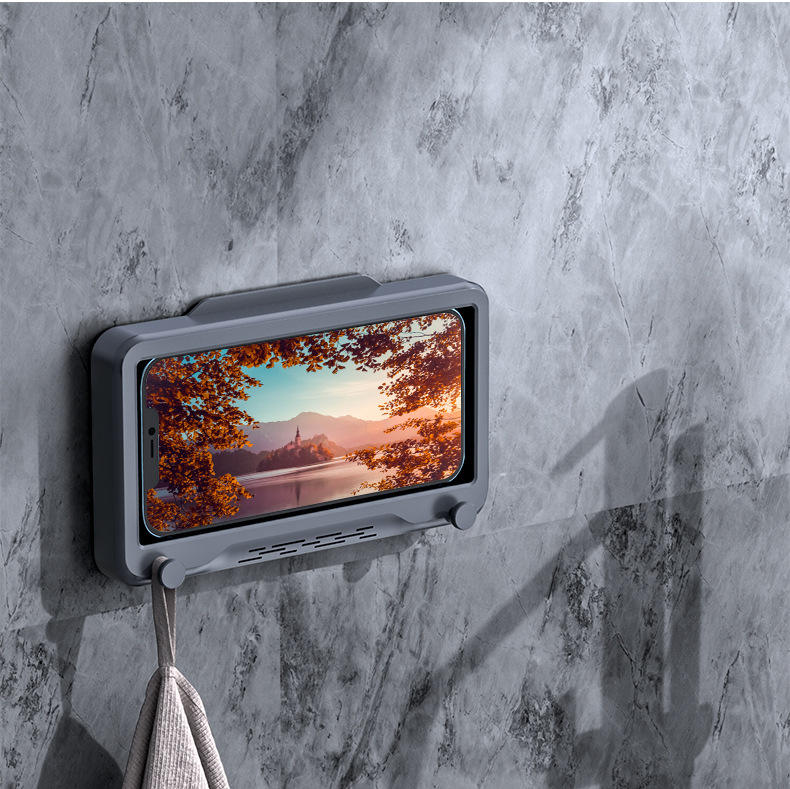 360 Degree Rotating Mobile Phone Holder Phone Stand Shower Phone Holder with Hook Waterproof Custom - V.I.P Digital Presence