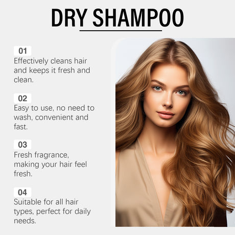 Vanilla Dry Hair Spray Gently Repair Frizzy, Fluffy And Easy To Manage Hair Dry Cleaning Spray - V.I.P Digital Presence