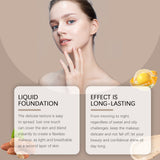 Moisturizing Liquid Foundation, Long-Lasting Moisturizing Refreshing Moisturizing Light Moisture Liquid Foundation - V.I.P Digital Presence