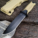Goebel Infantry Outdoor Tactical Wilderness Survival Straight Knife Collection Of Self-Defense Carry Knives Outdoor Pocket Knife - V.I.P Digital Presence