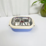 Cartoon cute bear stainless steel portable compartment lunch box with lid - V.I.P Digital Presence