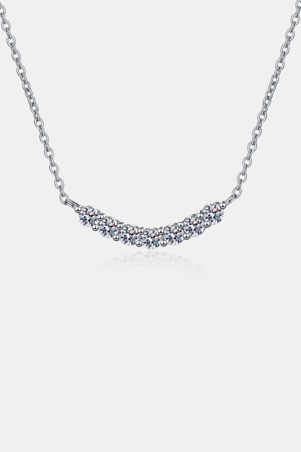 1.4 Carat Moissanite 925 Sterling Silver Necklace - V.I.P Digital Presence