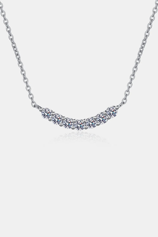 1.4 Carat Moissanite 925 Sterling Silver Necklace - V.I.P Digital Presence