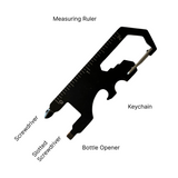 Outdoor Multi-function EDC tool card opener keychain with multi-purpose gadgets outdoor tools - V.I.P Digital Presence
