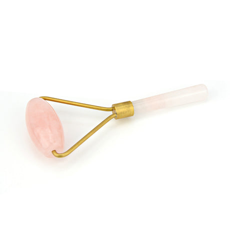 Natural Rose Quartz Facial Massage Crystal Stone Body Jade Massager Derma Roller Skincare Ice Roller Wrinkle Removal Beauty Tool - V.I.P Digital Presence
