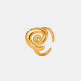 Titanium Steel Spiral Shape Ring - V.I.P Digital Presence