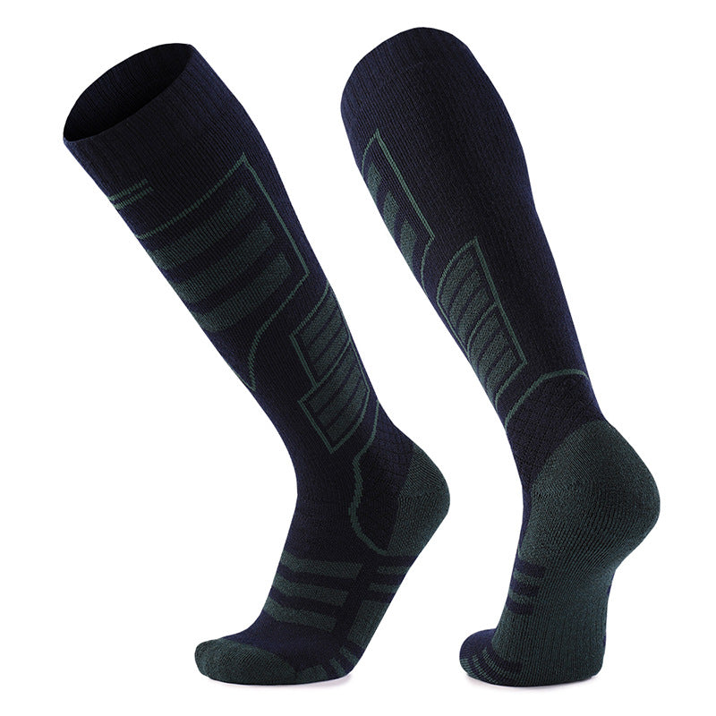 Cross border hot mining Merino wool Merino wool socks Ski socks Long tube pressure socks Full Thick looped socks - V.I.P Digital Presence