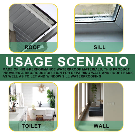 Leak-Proof Sealant, Balcony Roof Waterproof And Leakproof Kitchen Toilet Brick Waterproof Paint - V.I.P Digital Presence