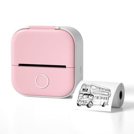 Phomemo Portable Mini Thermal Printer T02 Mini Pocket Label Printer DIY Self-adhesive Sticker Label Machine Various Label Paper - V.I.P Digital Presence