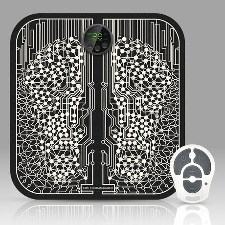 The Latest Remote Control With Patch Ems Tens Smart Shiatsu Foot Massager Muscle Stimulator Vibration Massage Pad - V.I.P Digital Presence