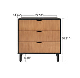 3 Drawer Cabinet, Suitable for Bedroom, Living Room, Study, Dining Room - V.I.P Digital Presence