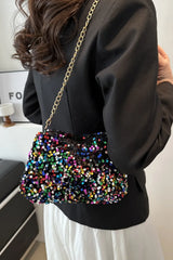 Sequin Removable Strap Shoulder Bag - V.I.P Digital Presence