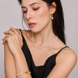 Pearl Necklace, Bracelet and Earrings 4-Piece Jewelry Set - V.I.P Digital Presence